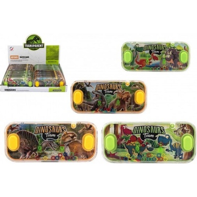 Teddies Vodní hra hlavolam dinosaurus plast 18cm 4 barvy 16ks