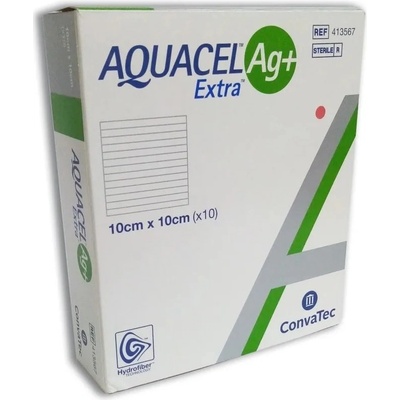Aquacel foam Ag neadhesivní 10 x 10cm 10 ks