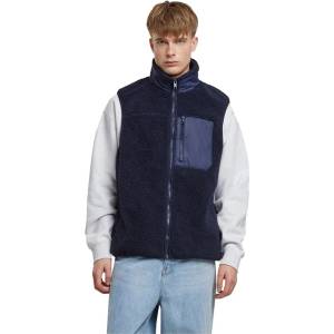 Urban classics Потник Urban classics Sherpa vest - Blue (Navy)
