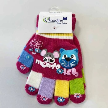 Image 1 of Clodine italy Детски ръкавички Мишка, виолетови, 3-5 год