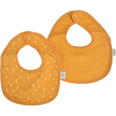 Bébé Douceur Жълти муселинови детски лигавници 2 броя - Bébé Douceur (6REP273MO)