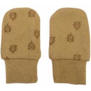 Lodger Rukavičky Mittens Print Rib Honey