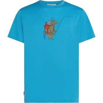 Icebreaker Merino 150 Tech Lite SS Tee Bear Catch Размер: M / Цвят: син