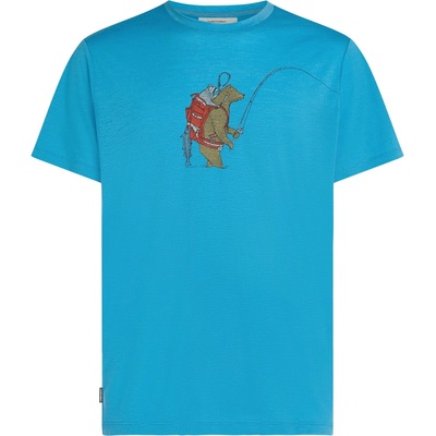 Icebreaker Merino 150 Tech Lite SS Tee Bear Catch Размер: M / Цвят: син
