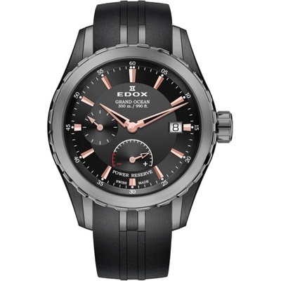 Edox Мъжки часовник EDOX Grand Ocean Automatic Power Reserve 94500-357GNCA-NIR (94500-357GNCA-NIR)