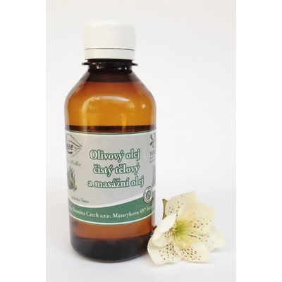 Yasminka olivový tělový a masážní olej Bio 250 ml