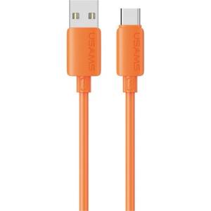 USAMS U98 USB кабел за данни - Type-C, 100 см, ОРАНЖЕВ SJ786USB03 (SJ786USB03)