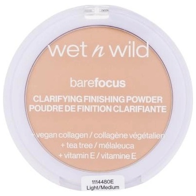 Wet n Wild Bare Focus Clarifying Finishing Powder zmatňujúci púder Light/Medium 7,8 g