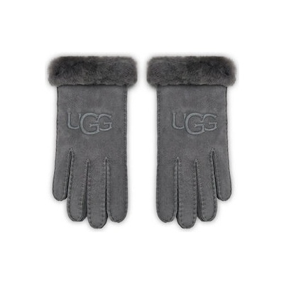 Ugg Дамски ръкавици W Sheepskin Embroider Glove 20931 Сив (W Sheepskin Embroider Glove 20931)
