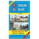 Zvolen Sliač Mapa mesta Town plan Stadtplan Plan miasta Várostérkép SK Mapa s