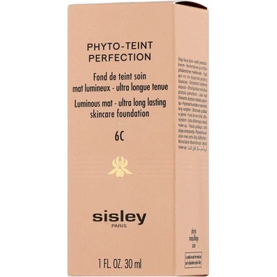 Sisley Phyto-Teint Perfection vysoce krycí make-up pro rozjasnění a vyhlazení pleti 6C Amber 30 ml