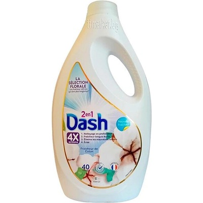 Dash Течен перилен препарат Dash 2in1 40пр. - 1.8л. - Coton (3606)