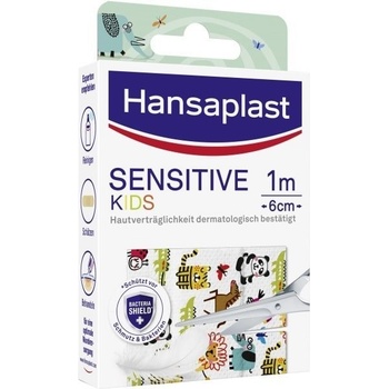 Hansaplast Sensitive náplasť Zvieratka 1 m x 6 cm, 1 ks