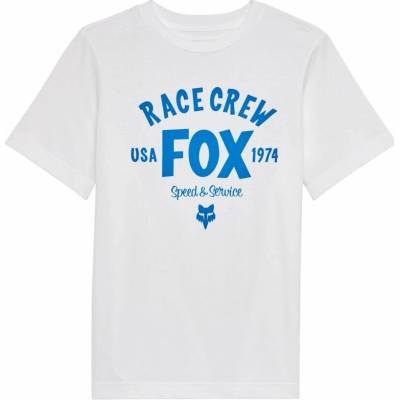 FOX Yth Slogan Ss Tee Optic White