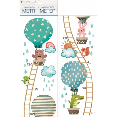 Anděl Přerov Samolepky na zeď dětský metr Zvířátka v balónu do 120 cm – Hledejceny.cz