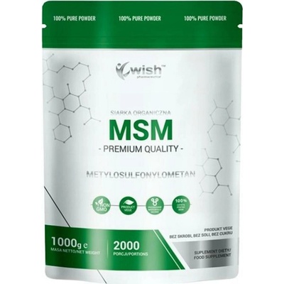 Wish MSM Organic Sulfur 1000 g