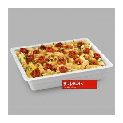 Jídlonosiče Gastronádoba Melamin 1/2 - 100 mm bílá barva