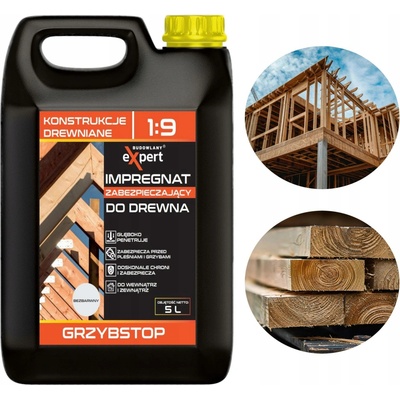IMPREGNACE NA KROVY 1:9 pro konstrukční dřevo 5L BEZBARVÁ