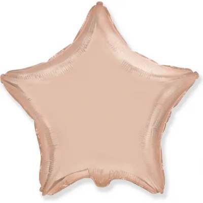 Flexmetal Фолиев балон Звезда - розово златна