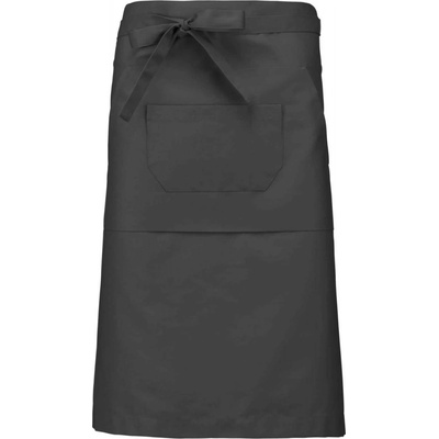 Kariban Dlouhá zástěra KANGAROO tmavě šedá