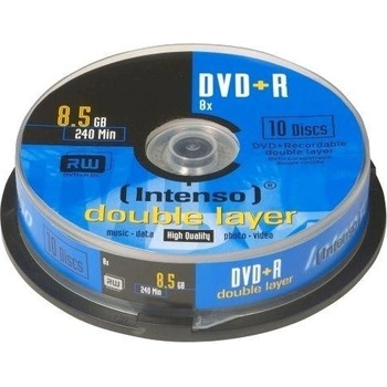 Intenso DVD+R 8,5GB 8x, 10ks