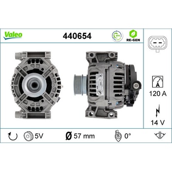 Alternátor VALEO 440654