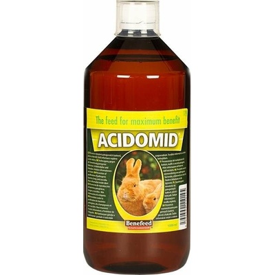Benefeed Acidomid kralík Podpora trávení a prevence kokcidiózy 1 l