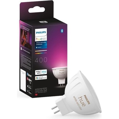 Philips Hue WACA LED žiarovka 6.3W GU5.3 MR16 12V 400lm 2200K-6500K RGB IP20 8719514491403
