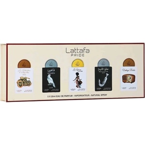 LATTAFA LATTAFA, Pride Collection Gift Set, комплект парфюмна вода Eau de Parfum, 5 x 20 мл