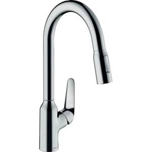 Hansgrohe Кухненски смесител Hansgrohe Focus M42 220 с издърпващ се душ с 2 струи (71800000)