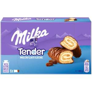 Mondelez International Milka Мини рула с млечен пълнеж Tender 185г