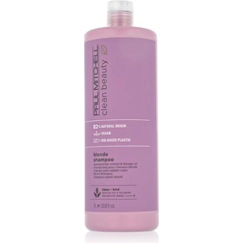 Paul Mitchell Clean Beauty Color Protect Blonde Shampoo 1000 ml шампоан за възстановяване и блясък на изрусена коса за жени