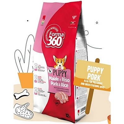 Forma puppy 2-12 měsíců vepřové s rýží 12 kg