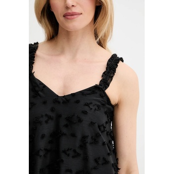 ANSWEAR Рокля Answear. LAB в черно дълга с уголемена кройка (6010100.tos)