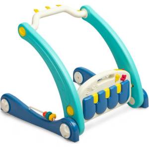 Caretero Toyz 2В1 Проходилка С Музикална Подложка Синя Caretero Toyz (TOYZ-2005) - playfactory Проходилка