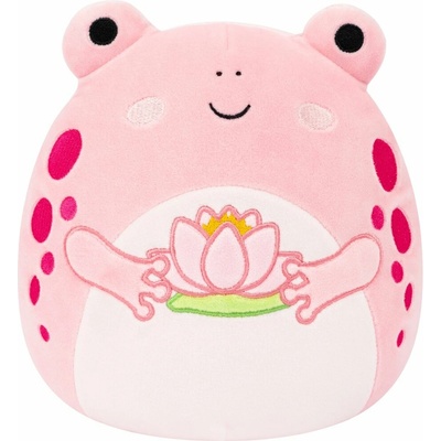 SQUISHMALLOWS Ružová žaba s leknom - Lonina