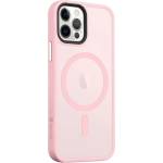 Tactical iPhone 12 Pro / 12 TACTICAL MAGFORCE HYPERSTEALTH силиконов калъф за телефон, удароустойчив, MagSafe, РОЗОВ (57983123044)