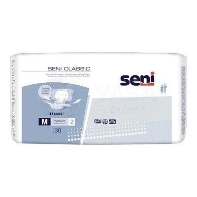 Seni Classic Medium M2 Plienkové nohavičky zalepovacie 30 ks