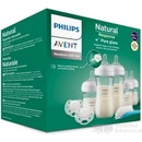 Philips Avent Natural Response 0m+ dojčenská fľaša 2x125 ml + 1m+ dojčenská fľaša 2x260 ml + Ultrasoft cumlík 1 ks + kefa na čistenie 1 ks