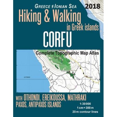 Corfu Complete Topographic Map Atlas 1