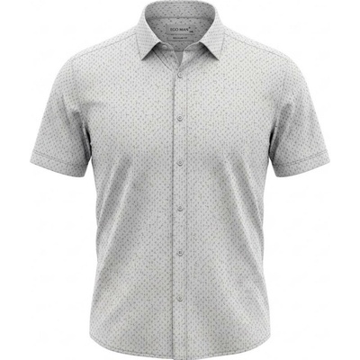 Ego man pánská košile krátký rukáv regular fit RE308-02 bílá