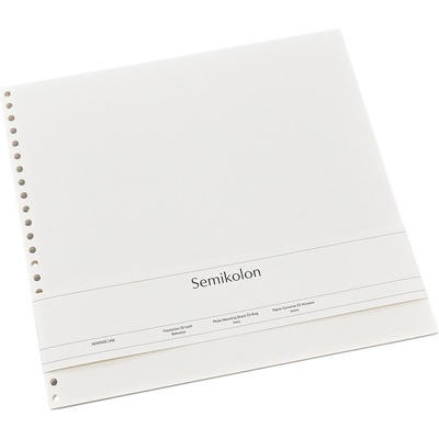 Semikolon Допълнителни страници за фотоалбум Photograph 23 Ring слонова кост 20 бр (353074)