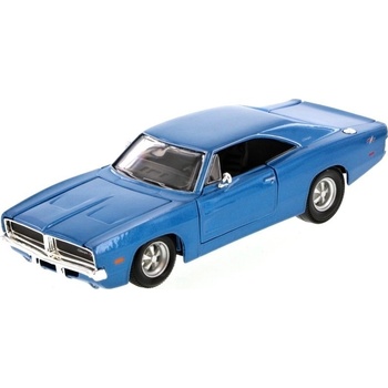 Maisto Dodge Charger R/T 1969 Modrý 1:25