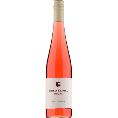 Vínko Klimko Modra Frizzante Rosé 2025 polosuché ružové 0,75 l