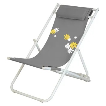 Image 1 of Horecano Hg-Стол плажен 3 позиционен (20289) flower 6 СИВ (019589)