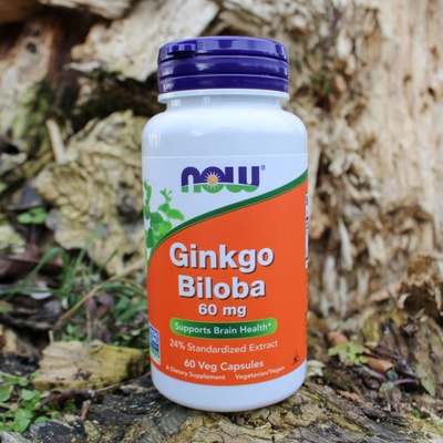 Now Foods Ginkgo Biloba 60 mg 60 kapsúl