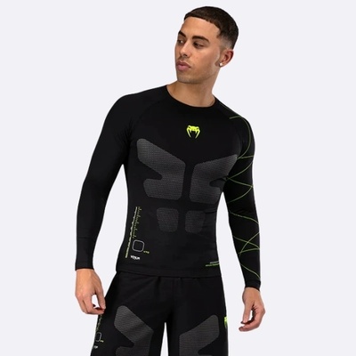 VENUM Рашгард Venum Training Camp 4.0 Long Sleeves - Black/Neo Green - L