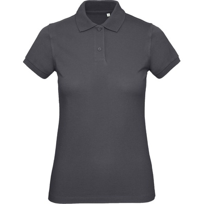 B&C Collection B&c inspire polo / Дамска поло тениска от пике от органичен памук - тъмносива xxl (01044067005)