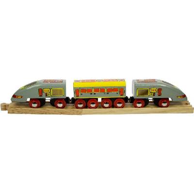 Bigjigs Rail Rychlík Eurostar + 3 koleje