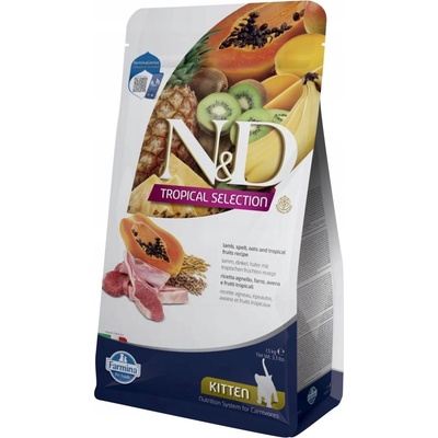 N&D Tropical Selection Kitten jahňacina 1,5 kg